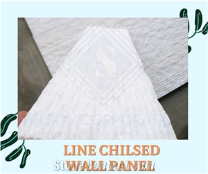 Hot White Line Chilsed Wall Panel Ascdl006