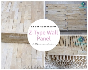 Yellow Marble - Yellow Z-Type Wall Panel