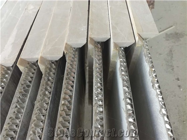Aluminum Honeycomb Composite Marble Pillar Stone Panel