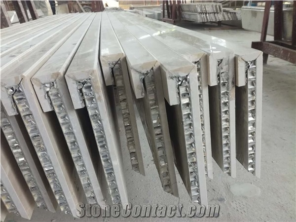 Aluminum Honeycomb Composite Marble Pillar Stone Panel