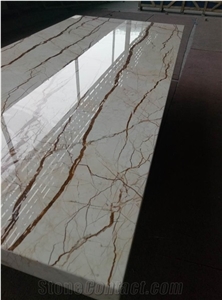 Gold Marble Composite Honeycomb Aluminum Kitchen Island Top Gold Marble Composite Honeycomb Aluminum Kitchen Island Top