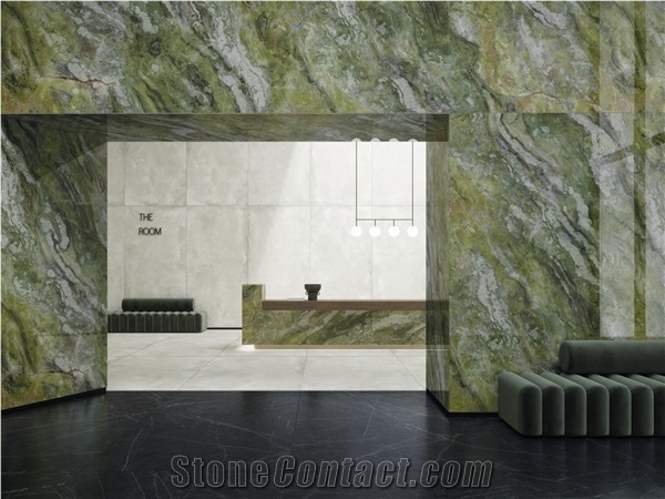 Italian Black Sintered Stone For Background Wall
