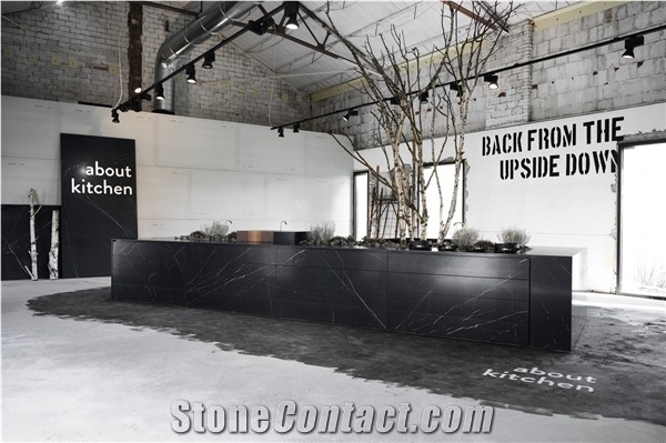 Kitchen Cabinet Designs Sintered Stone Marble Slab