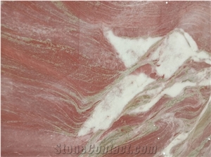 Large Format Red Marble Sintered Stone Polished Decoration Background Wall
