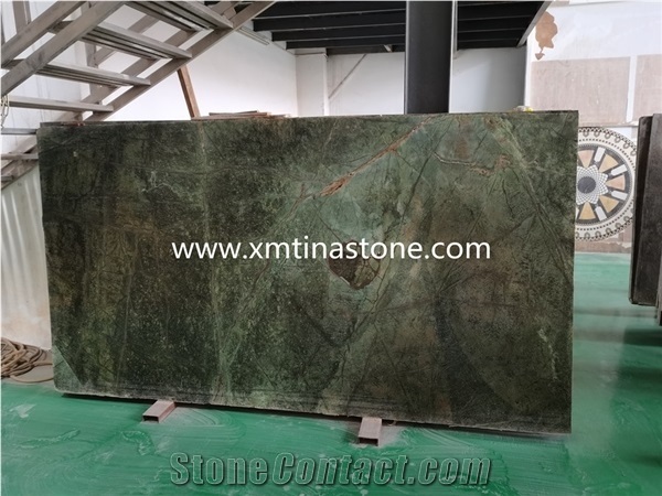 Rain Forest Marble Polished Slabs