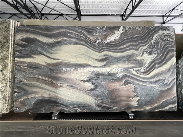 Cipollino Ondulato Marble Slabs for Kitchen Countertops