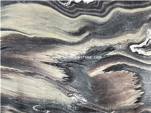 Majestic Ocean Marble Rosso Luana Slabs Wall and Floor Tiles