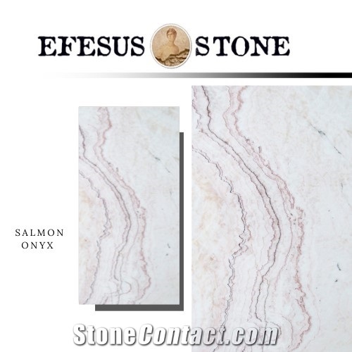 Salmon Onyx-White Onyx