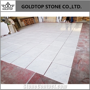 Carrara White Bianco Dolomite Calacatta Gold Marble Tiles