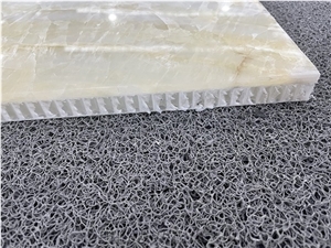 Yellow Onyx Composite Honeycomb Panels
