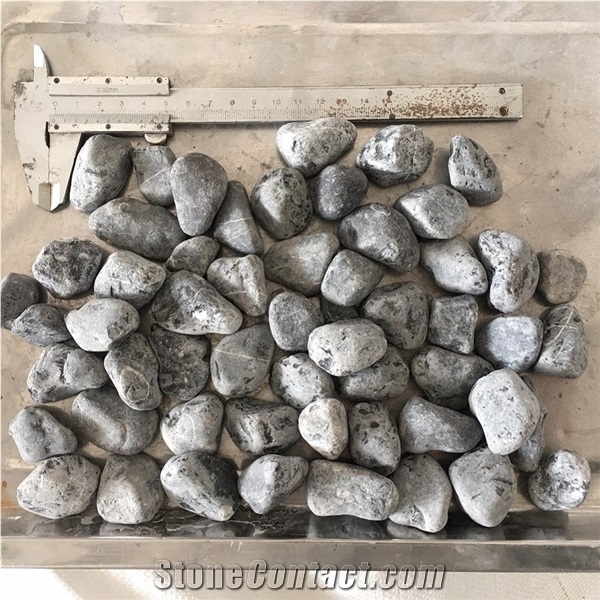 Coloured Pebbles Black Pebble Stone for Decoration Pavers