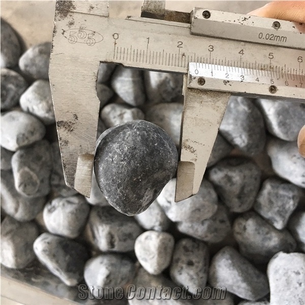 Coloured Pebbles Black Pebble Stone for Decoration Pavers