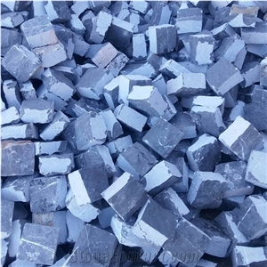 Black Marble Cobblestone, Cubic Stone