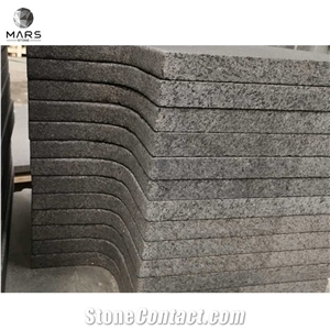 Anti-Slip Black G684 Granite Swimming Pools Outdoor Coping