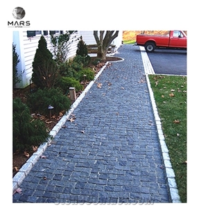 Black Stone Pavement Granite Paver Patios Kostka Brukowa