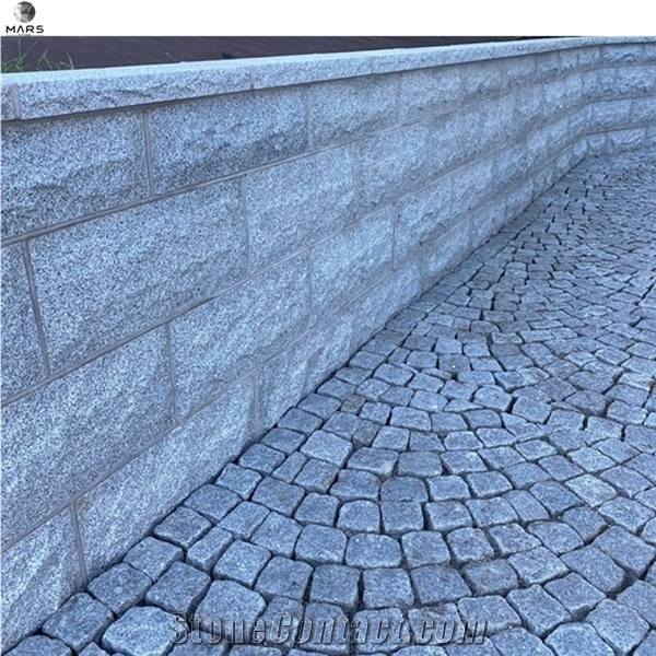 Cheap Light Grey G603 Granite Mushroom Stone Wall Cladding