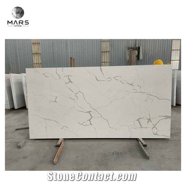 Countertop Used, Chinese Artificial Calacatta Gold Quartz