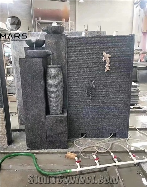 Factory Price Granite Water Wall Fountain Indoor