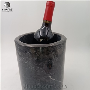 Marble Design Icewine Barrel Marble Ice Bucket for Champagne