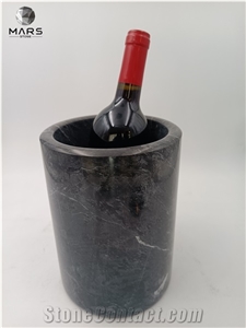 Marble Design Icewine Barrel Marble Ice Bucket for Champagne