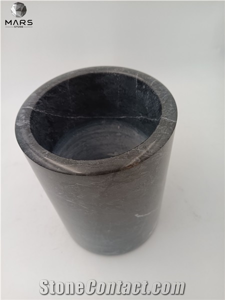 Marble Design Icewine Barrel Marble Ice Bucket for Champagne