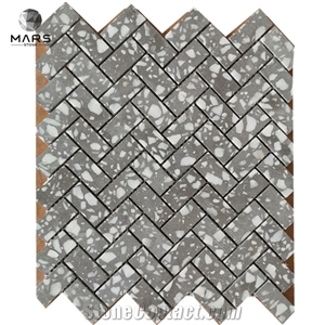 New Trend Hot Selling Modern Honed Cement Terrazzo Mosaic