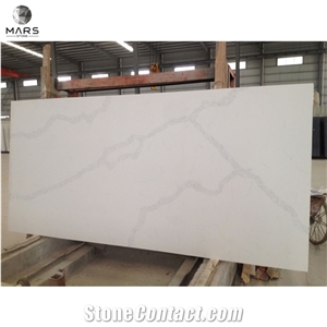 Widely Used White Quartz Stone Slab For Kitchen Countertop