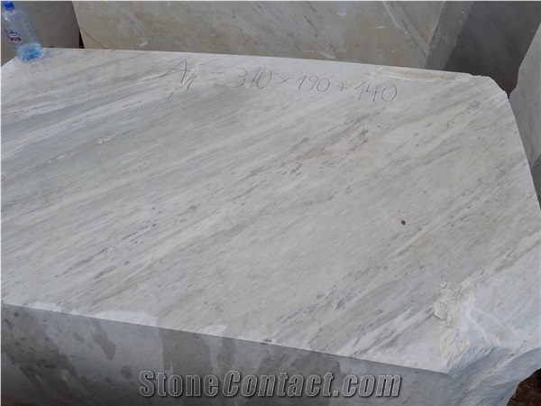 Bianco Heraclea White Marble Blocks