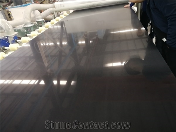 Black Color Quartz Stone Slab