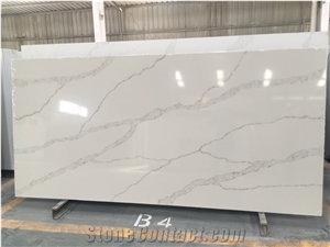 Calacatta Super Veins Quartz high polished quart stone slab Calacatta Super Veins Quartz high polished quart stone slab