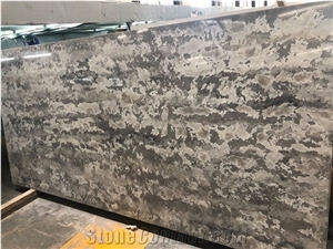 Cement Ash Quartz Slab 7006