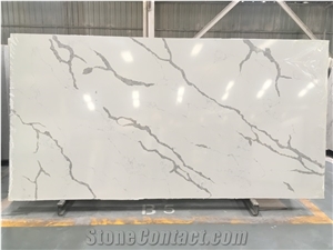 Factory Wholesale Price Calacatta Quartz Slab 20MM 
