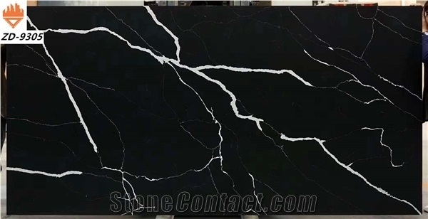 Good Stone Decorative Artificial Marble Look Quartz Slab