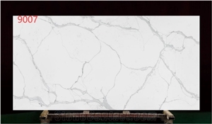 High Quality Engineered Calacatta Laza Quartz Slab