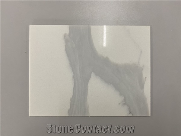 Marble Looking Quartz Stone Slab 9011