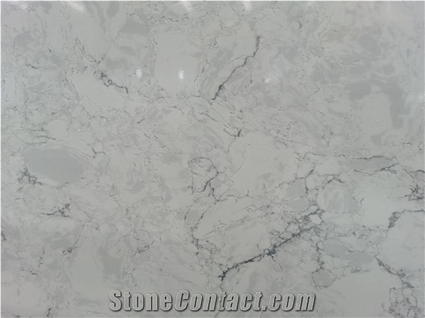 Grey Carrara Highly Imitated Artificial Marble Floor Wall Tile
