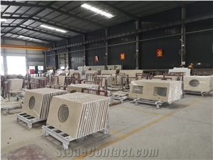 New Artificial Marble Bathroom Slab Vanity Top Wall Tile