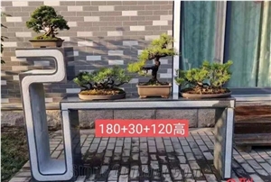 Stone Relief Carving Flower Shelf Landscaping Planters