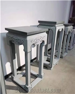 Top Quality Stone Relief Flower Stand Exterior Planter Pots