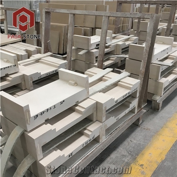 Bianco Avorio Limestone Block Wall Cladding