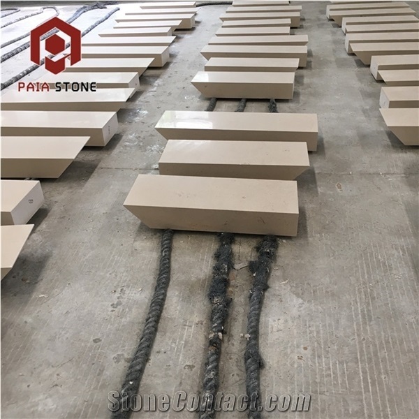 Bianco Avorio Limestone Block Wall Cladding