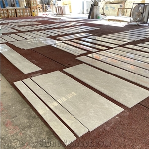 Building Material Yabo White Marble Stairs for Hotel &Villa