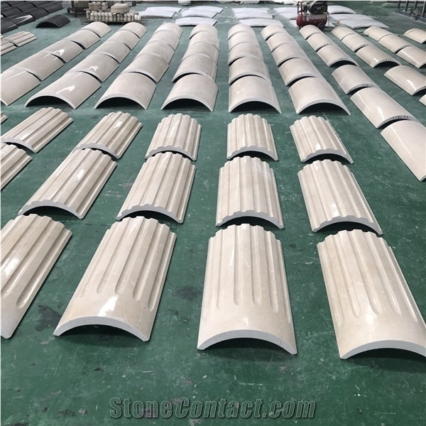 Customized Engineered Stone Hollow Columns Pillars for Sale