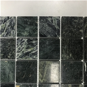 Dark Green Marble Mosaic Tiles Swimming Pool Bathroom Floor