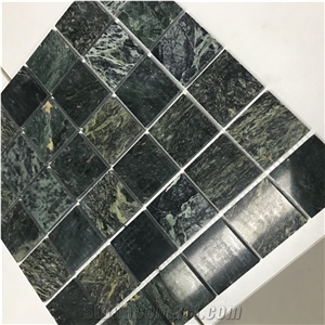 Dark Green Marble Mosaic Tiles Swimming Pool Bathroom Floor