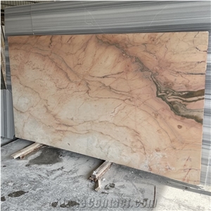 Factory Direct Beautiful Rose Aurora Pink Marble Slab Price