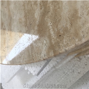 Good Quality Yellow Travertine Coffee Table Tops