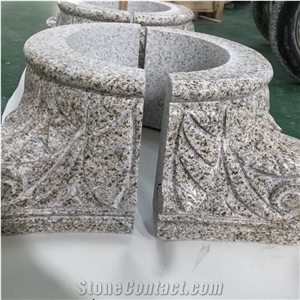 Morden Design Customized Natura Granite Column Base for Sale