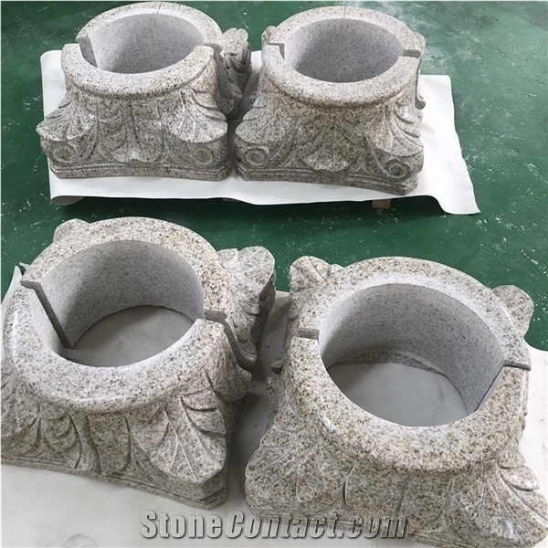 Morden Design Customized Natura Granite Column Base for Sale
