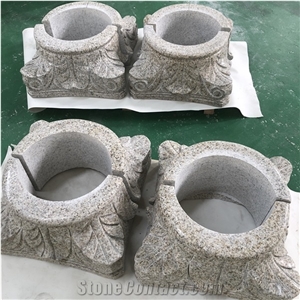 Morden Design Customized Natura Granite Column Base for Sale